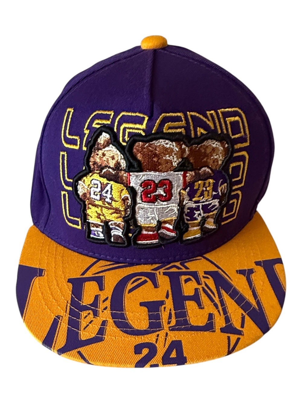 Top Level Legends Baseball Cap, Kobe Bryant, LeBron James  and Michael Jordan